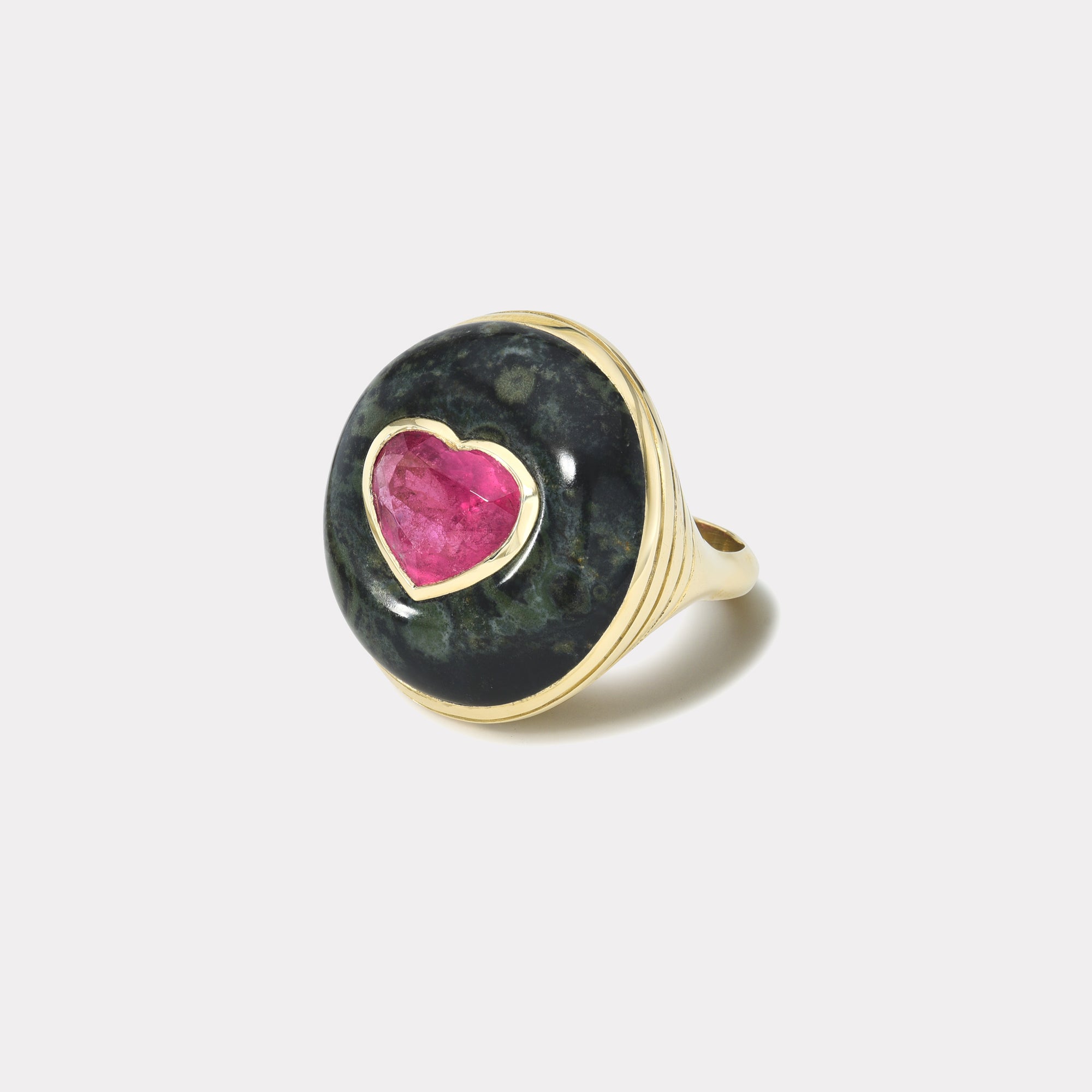 I Heart Pink Ring 7.5