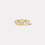 2.30ct Antique Cushion Diamond Bubble Eternity Band