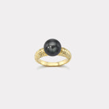 Classic Tahitian Pearl Modern Love Ring