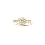 1.08ct Round Diamond GIA Heirloom Bezel Ring