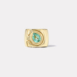 1.85ct Paraiba Impetus Interlocking Puzzle Ring