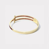 Magna Bracelet with Baguette Cut Rubies