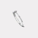 Magna Bracelet with Tapered Baguettes and Carre Cut Diamonds