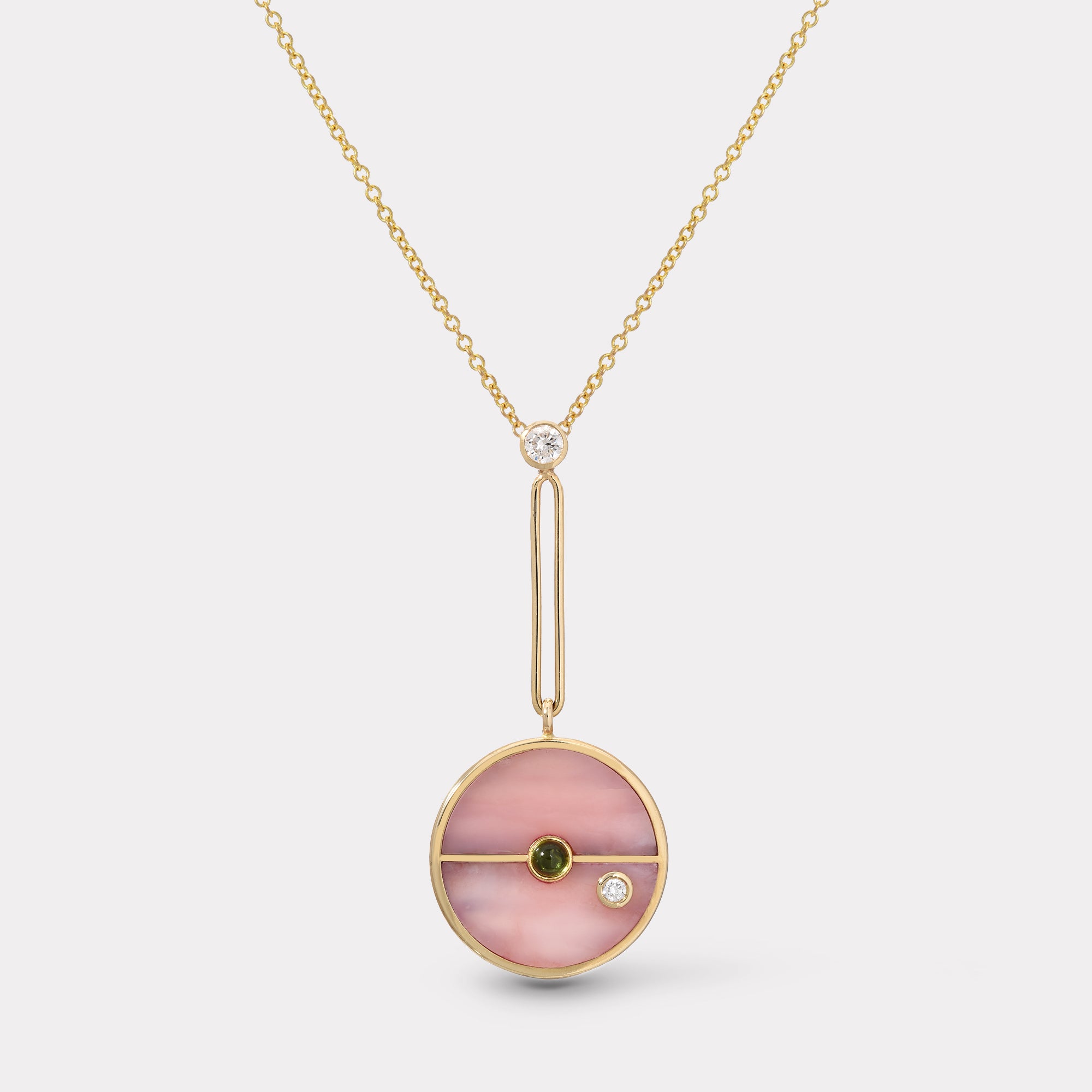 Talisman Grandfather Clover Pendant - Pink Opal – Retrouvai