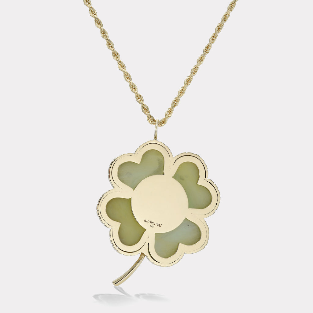 Louis Vuitton Clover Leaf Necklace With